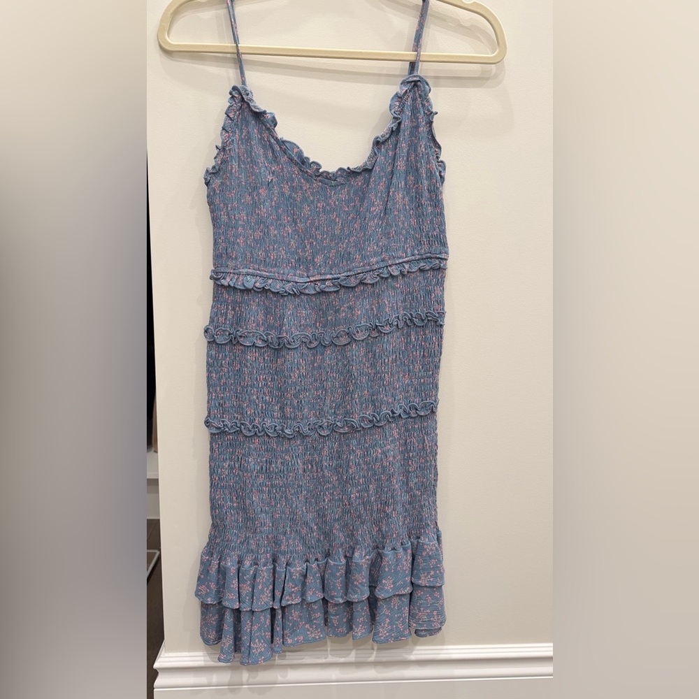 Papermoon Ruffled Floral mini dress